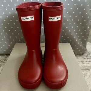 ***SOLD***Hunter Original Kids First Classic Rain Boots
